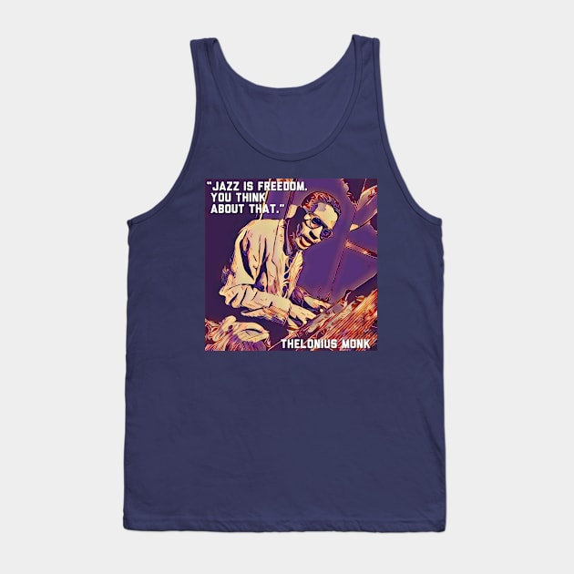 Monk. Tank Top by Corry Bros Mouthpieces - Jazz Stuff Shop
